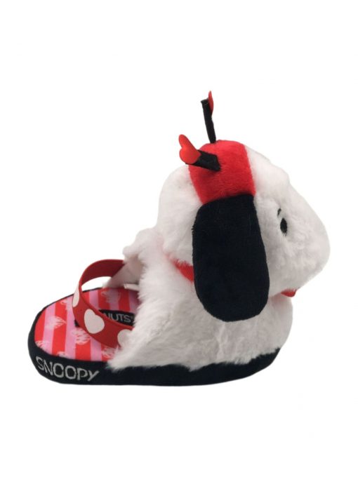 Girls Valentine's Day 3D Scuff Slipper with License, Cute Kids Indoor Shoe