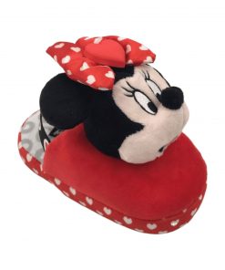Girls Valentine's Day 3D Scuff Slipper with License, Cute Kids Indoor Shoe