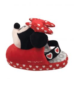 Girls Valentine's Day 3D Scuff Slipper with License, Cute Kids Indoor Shoe