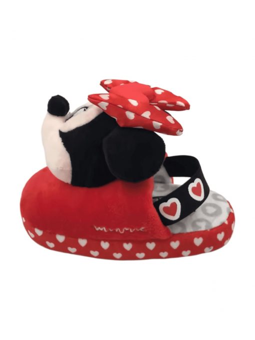 Girls Valentine's Day 3D Scuff Slipper with License, Cute Kids Indoor Shoe