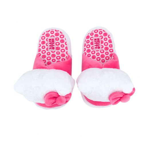 Girls Valentine's Day 3D Scuff Slipper with License, Cute Kids Indoor Shoe