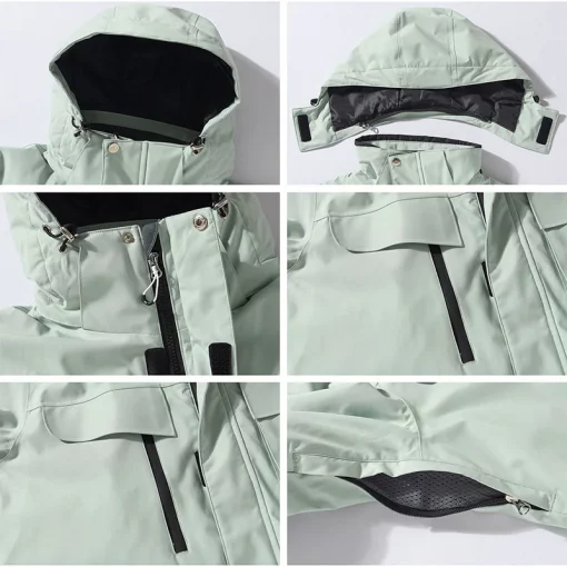 New Women Ski Suit Winter Outdoor Warm Windproof Waterproof Skiing Jacket And Pants Female Snowboarding Suits Ski Equipment