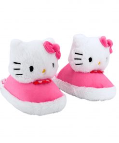 Girls Valentine's Day 3D Scuff Slipper with License, Cute Kids Indoor Shoe