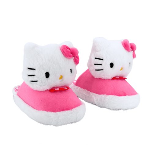 Girls Valentine's Day 3D Scuff Slipper with License, Cute Kids Indoor Shoe