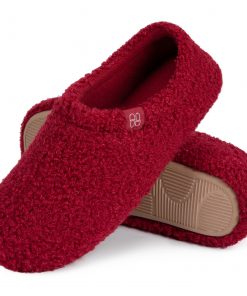 HomeTop Women's Cozy Memory Foam Loafer Slippers - Indoor Outdoor Comfort