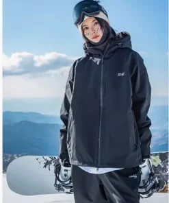 John snow 2024 New Male female couple Single and double board Ski suit set Loose type waterproof keep warm Ski pants ski jackets