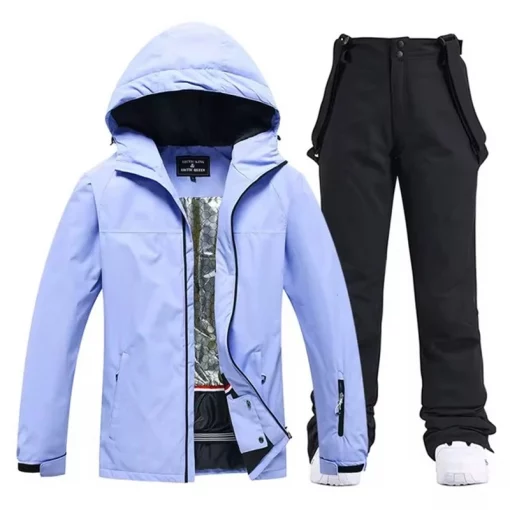 Men's and Women's Snow Wear, Waterproof Ski Suit Sets, Snowboarding Clothing, Outdoor Costumes, Winter Jackets and Strap Pants