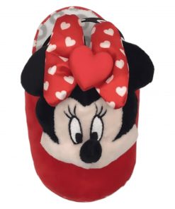 Girls Valentine's Day 3D Scuff Slipper with License, Cute Kids Indoor Shoe