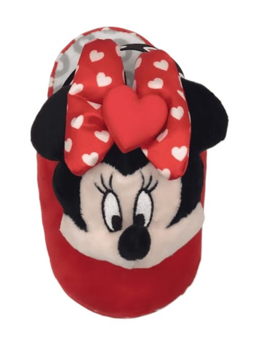 Girls Valentine's Day 3D Scuff Slipper with License, Cute Kids Indoor Shoe