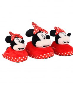 Girls Valentine's Day 3D Scuff Slipper with License, Cute Kids Indoor Shoe