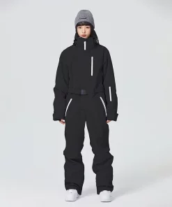 Winter Waterproof Skiing Jumpsuit for Couples, Warm Snowboard Outfits