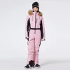 Men and Women Snow Wear, Snowboarding Suit, Snow Ski Jumpsuit, Ski Suit Overalls, Snow Outfit, Adult SnowSuite, Fur collar