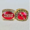 Ohio State 1967 & 1968 NCAA National Championship Ring Set Replica