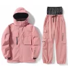 Unisex Ski Clothes Set: Jacket, Snow Suit, Outdoor Winter Sports Gear