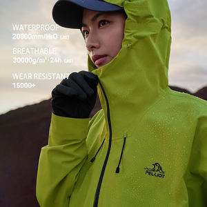 Pelliot Hard Shell  Mountaineering Unisex Waterproof  Stand Zipper  2025 New Upgraded RECCO Rainproof Outdoor