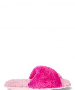 Chic Women's Two Toned Crossband Slippers for Fashionable Comfort