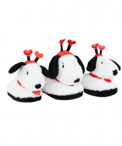 Girls Valentine's Day 3D Scuff Slipper with License, Cute Kids Indoor Shoe