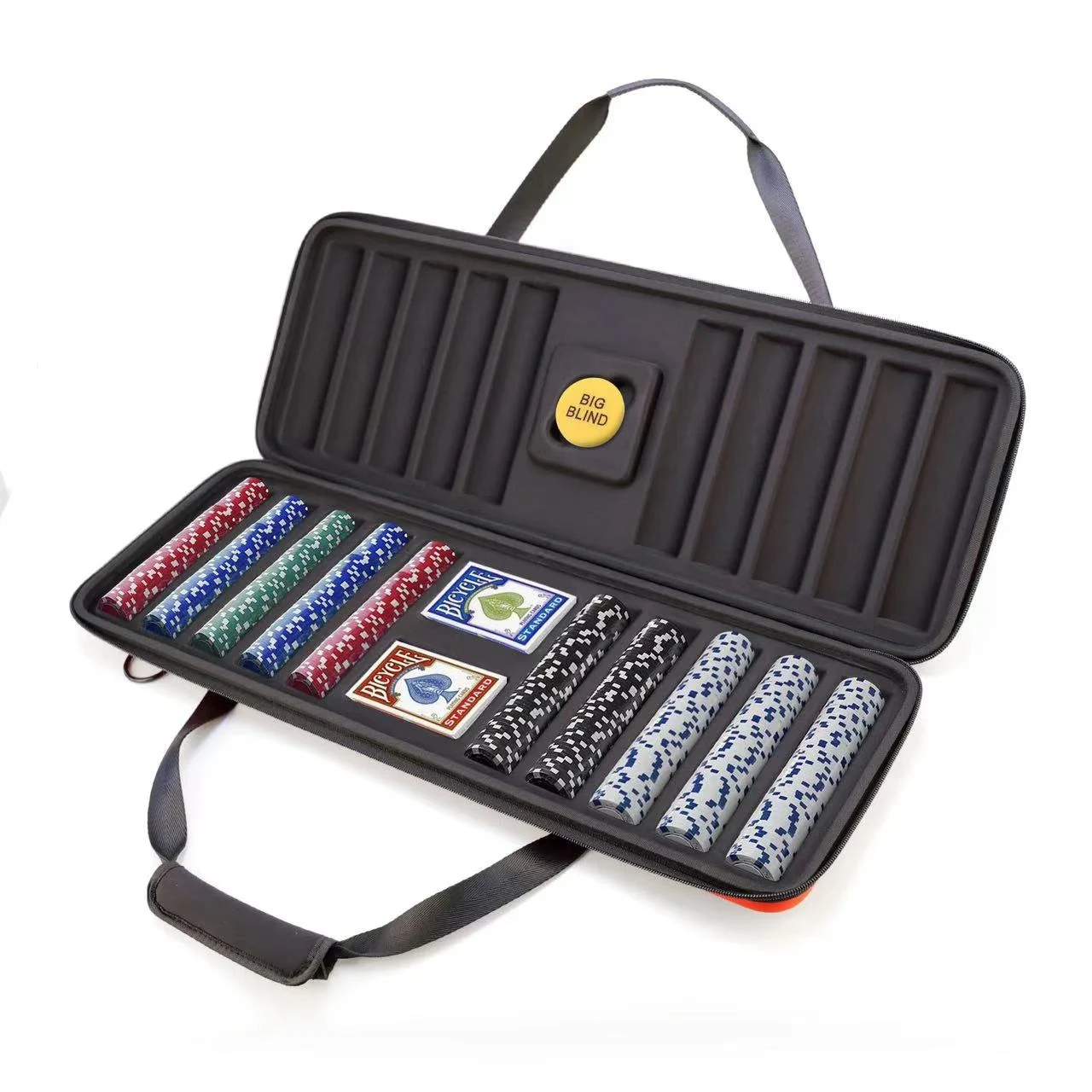 Premium Poker Chip Set with Carrying Case - Include Chips, Cards, and Dice 0|