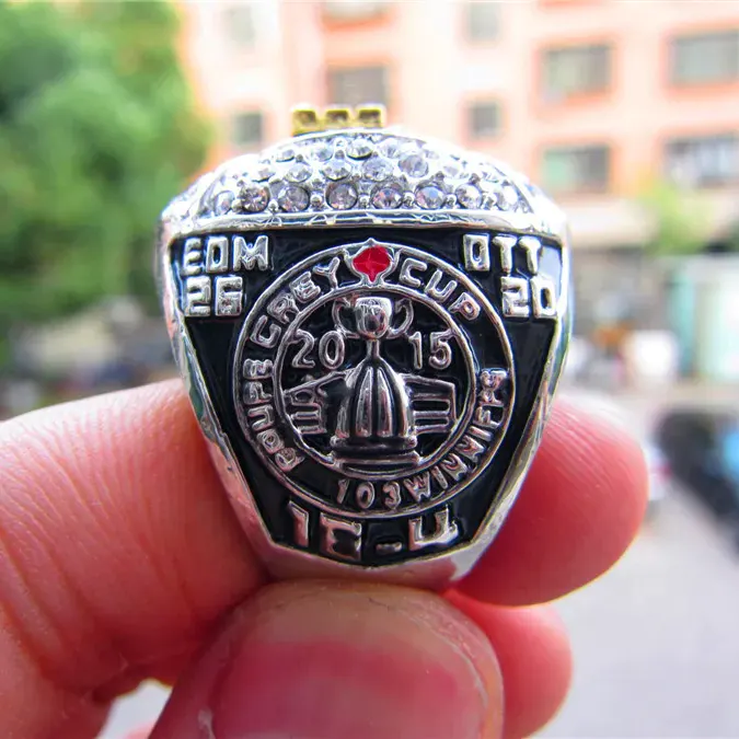 2015 Edmonton Eskimos CFL Grey Cup Championship Ring - Elks Design