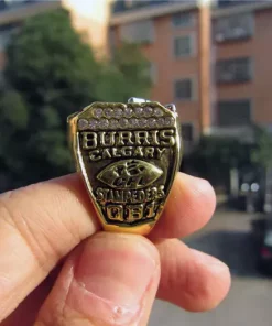 2008 Calgary Stampeders CFL Grey Cup Championship Ring - Collectible Memorabilia