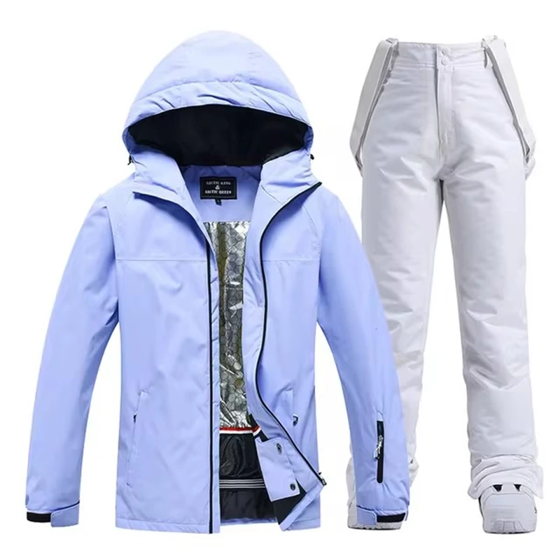 Waterproof Ski Suit Sets for Men and Women: Snow Wear, Snowboarding Clothing Men's and Women's Snow Wear, Waterproof Ski Suit Sets, Snowboarding Clothing, Outdoor Costumes, Winter Jackets and Strap Pants