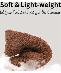 HomeTop Women's Cozy Memory Foam Loafer Slippers - Indoor Outdoor Comfort