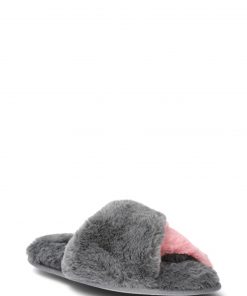 Chic Women's Two Toned Crossband Slippers for Fashionable Comfort