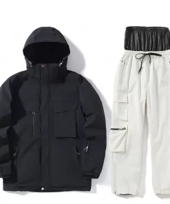 Unisex Ski Clothes Set: Jacket, Snow Suit, Outdoor Winter Sports Gear