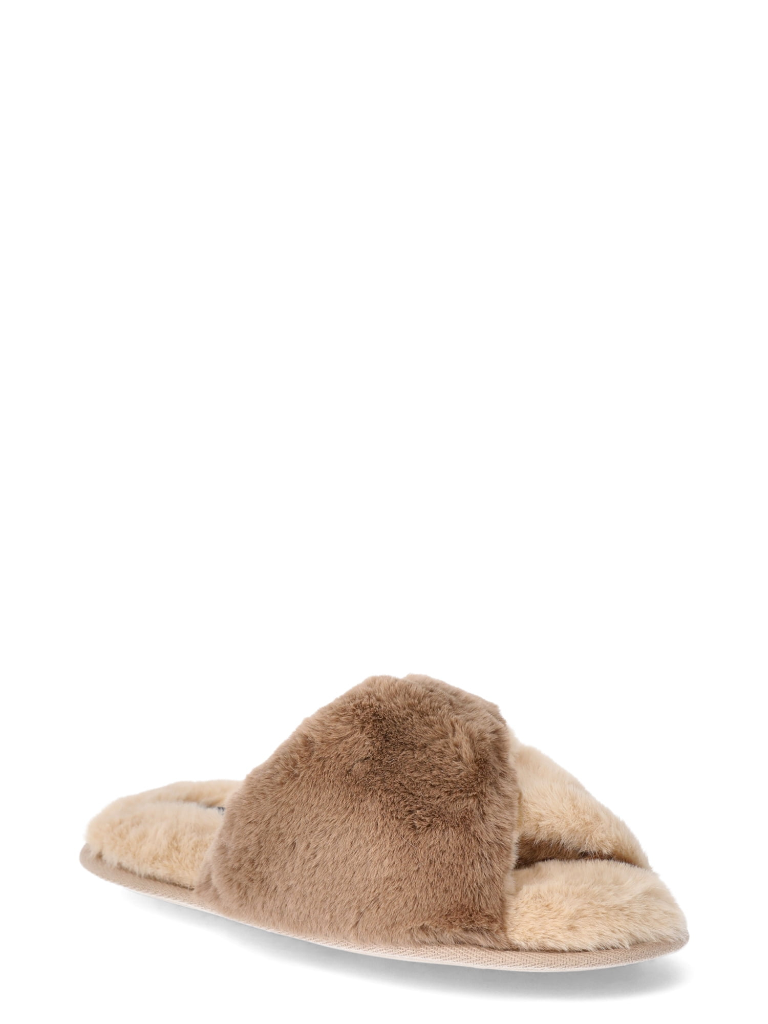 Chic Women's Two Toned Crossband Slippers for Fashionable Comfort