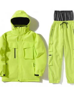 Unisex Ski Clothes Set: Jacket, Snow Suit, Outdoor Winter Sports Gear