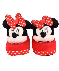 Girls Valentine's Day 3D Scuff Slipper with License, Cute Kids Indoor Shoe