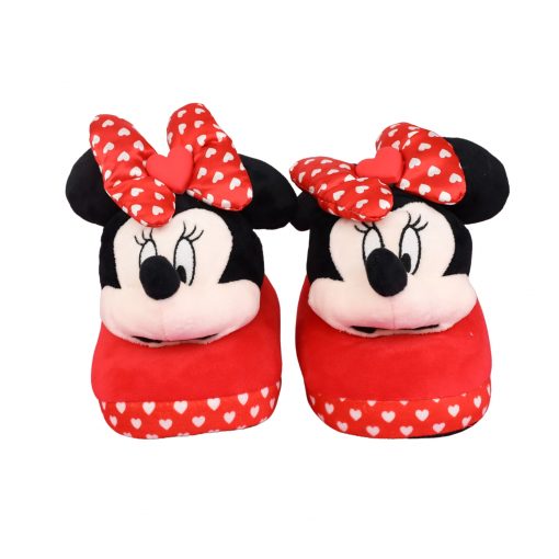 Girls Valentine's Day 3D Scuff Slipper with License, Cute Kids Indoor Shoe