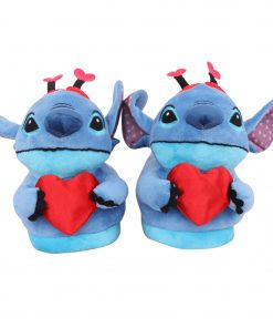 Girls Valentine's Day 3D Scuff Slipper with License, Cute Kids Indoor Shoe