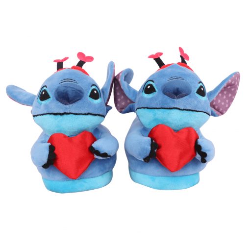 Girls Valentine's Day 3D Scuff Slipper with License, Cute Kids Indoor Shoe