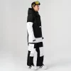 New Men and Women Snow Wear Waterproof Ski Suit Set Jackets + Pants Winter Windproof Waterproof Breathable Clothing Skiing Suit