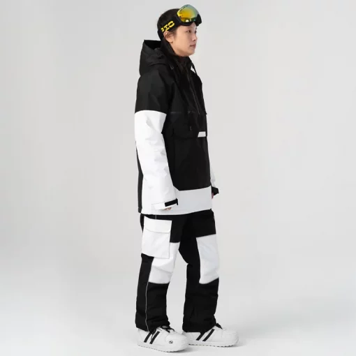New Men and Women Snow Wear Waterproof Ski Suit Set Jackets + Pants Winter Windproof Waterproof Breathable Clothing Skiing Suit