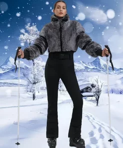 Ski Jumpsuits Slim Thermal 1PS Ski Suit Outdoor Sports Hoodie Winter Women Clothing Windproof Snow Set Waterproof Snowboard Suit