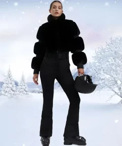 Ski Jumpsuits Slim Thermal 1PS Ski Suit Outdoor Sports Hoodie Winter Women Clothing Windproof Snow Set Waterproof Snowboard Suit