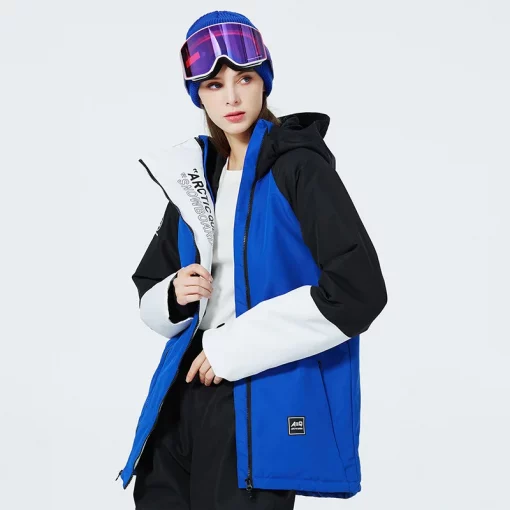 High Quality Men Women Snowboarding Suit Jacket and Bib Pants Winter Warm Waterproof Ski Outfit Mountain Snowsuit New 2023