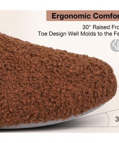 HomeTop Women's Cozy Memory Foam Loafer Slippers - Indoor Outdoor Comfort