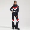Women's Ski Suits Outdoor One Piece Windproof 2025 Snowboards Wear Female Snowsuits Waterproof Winter Ski Clothes Women Overalls