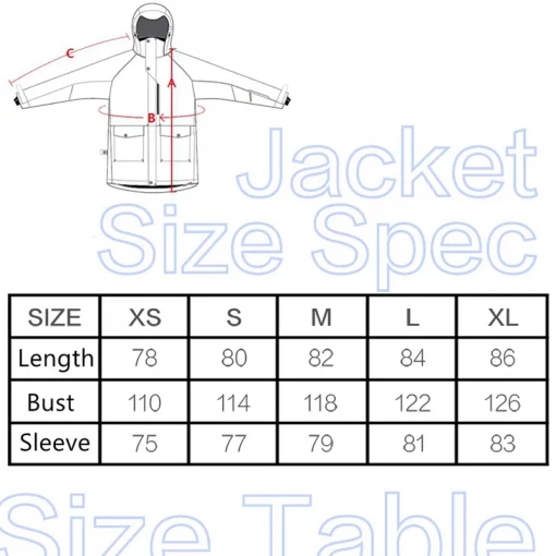 Women's Ski Jacket Snow Jacket Overalls -30 degree Waterproof Windproof Women's Ski Jacket Pants