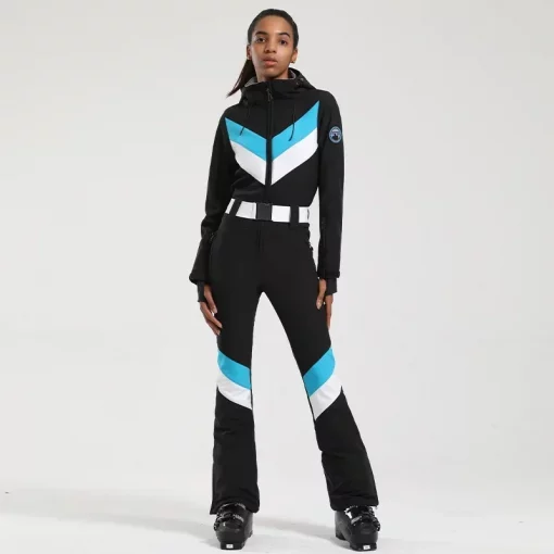 Women's Ski Suits Outdoor One Piece Windproof 2025 Snowboards Wear Female Snowsuits Waterproof Winter Ski Clothes Women Overalls