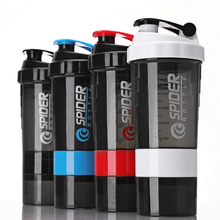 AA Fashion 600ml Plastic Useful Sport Gym Protein Powder Shaker Mixer Cup Bottle