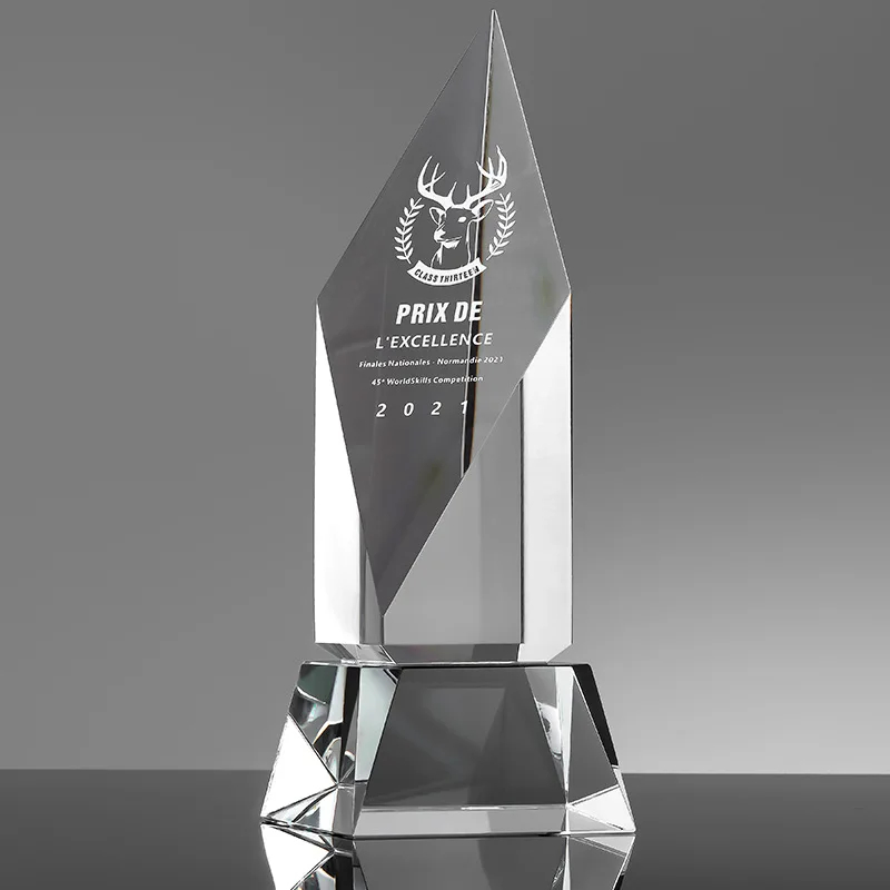 Custom Crystal Business Trophy 4