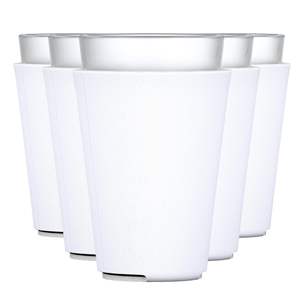 Custom Design 16oz Collapsible Insulated Blank High Quality  White Neoprene