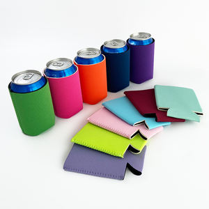 Wholesale 3mm Neoprene Multi-colored Blank Beer Can Cooler  12oz Stubby Holder  for Koo Sublimation Zy
