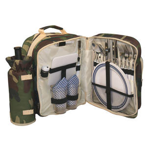 Fashionable 4 Person Camouflage Picnic   with Wine Bag