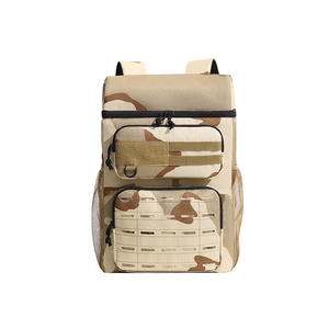 New Combat Series 2-Layer Insulated   - Large Capacity Waterproof Picnic Bag Camouflage Design Oxford Material