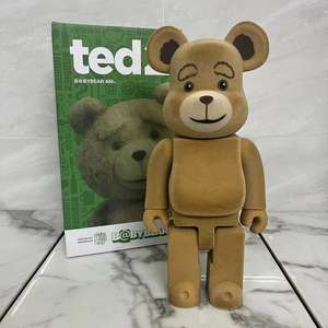 Cute Bearbrick   Model Transparent Black Gold Silver Bear Toy PVC Material Cartoon Type Accessory